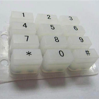 Rubber push buttons injection molding 3